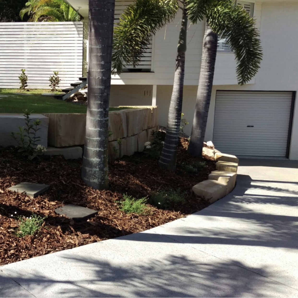 Front Yard Construction | Brisbane Home Landscaping